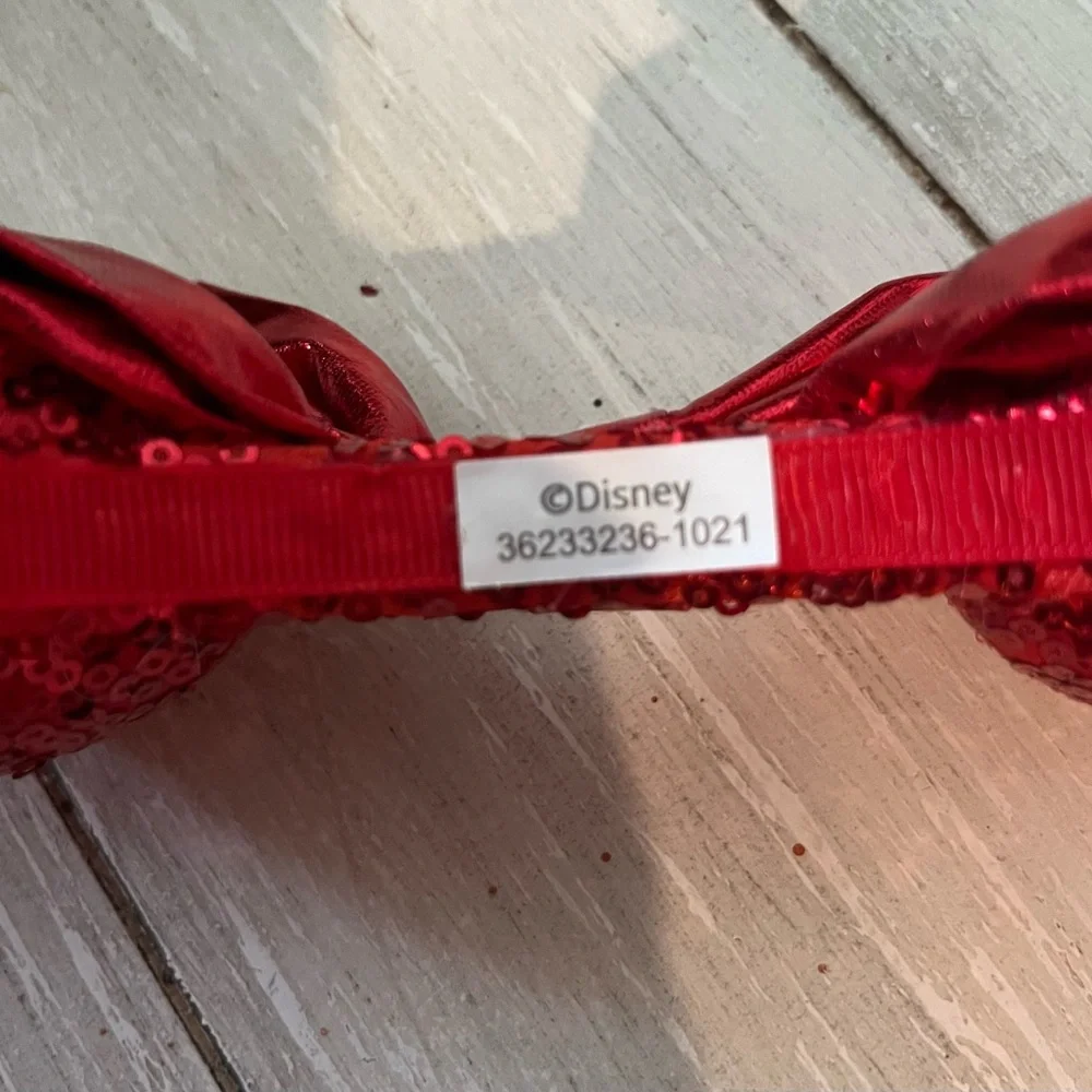 Disney Red Sequin Minnie Mouse Ears